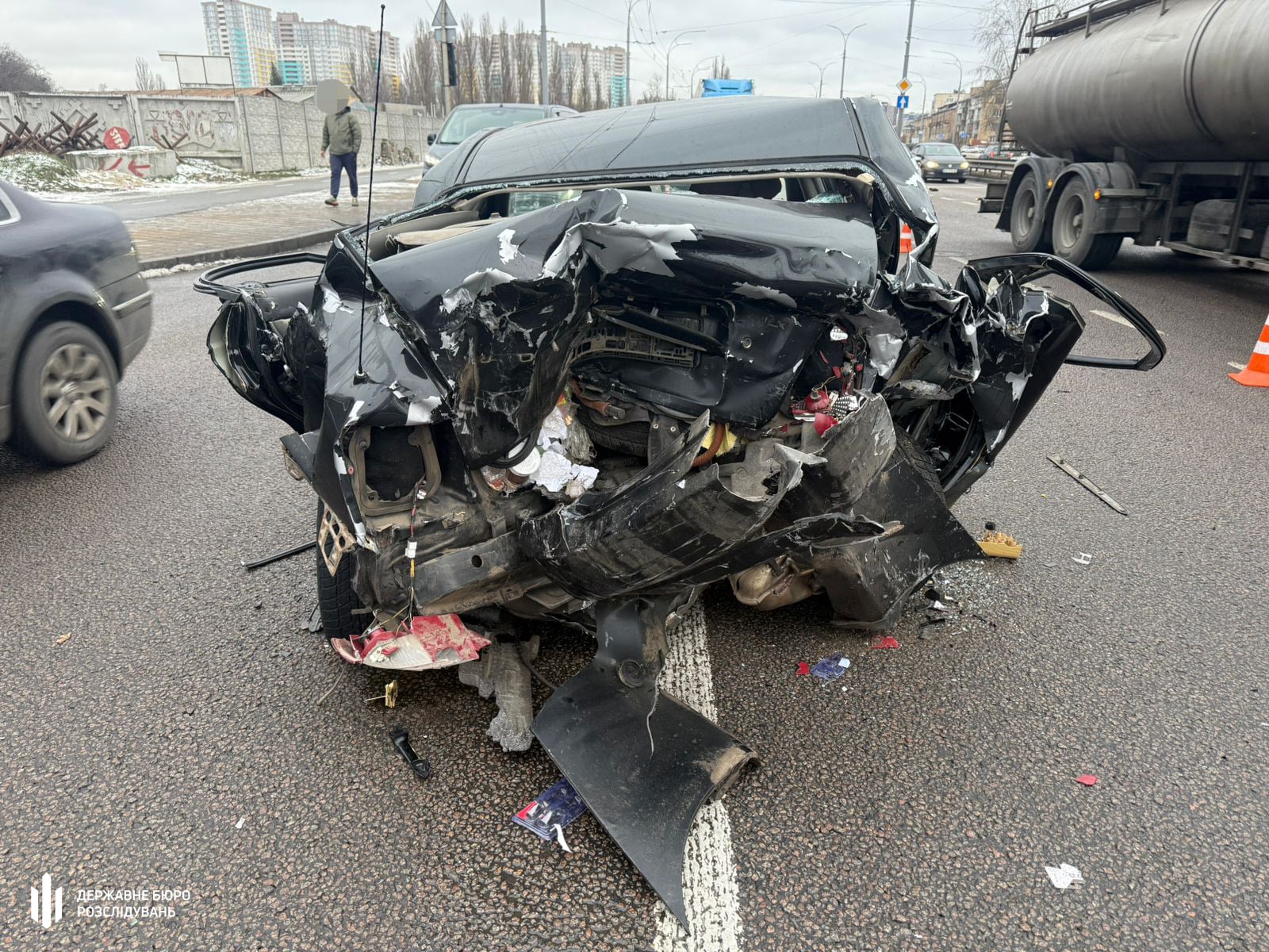 Наслідки ДТП у Києві (фото ДБР)