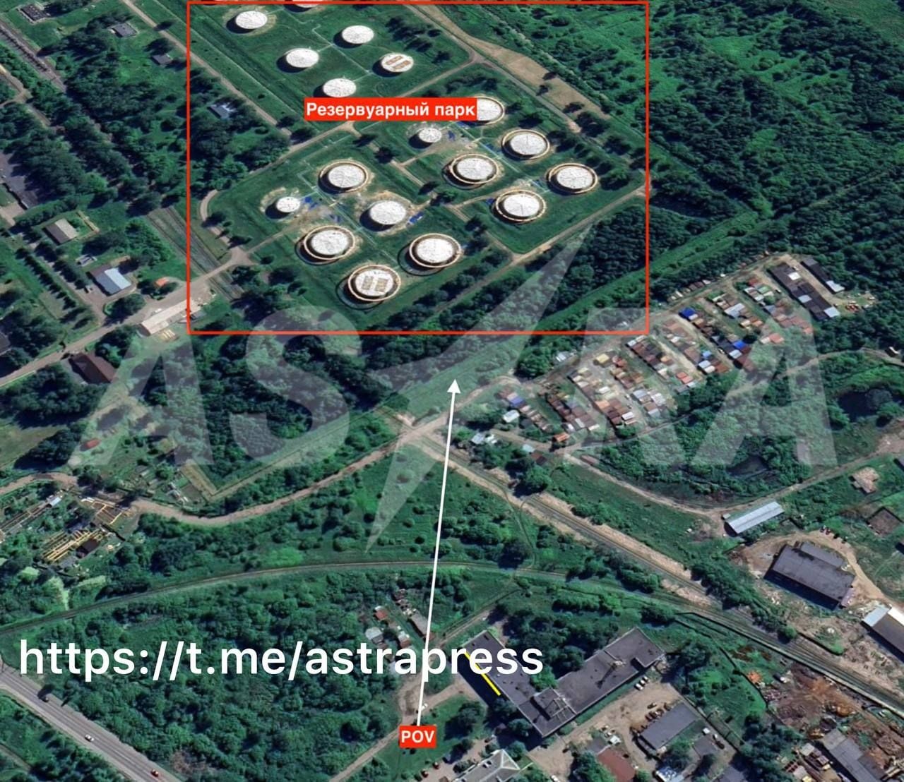 Резервуарний парк у Рибінську / Фото ASTRA