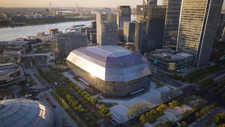 У Шанхаї добудували конференц-центр, який спроєктував штучний інтелект