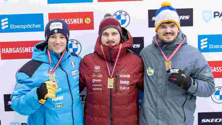 Львівський спортсмен здобув медаль Кубка націй із санного спорту