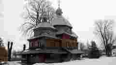 Деревʼяна церква та унікальна ікона її покровительки з пилою у руках