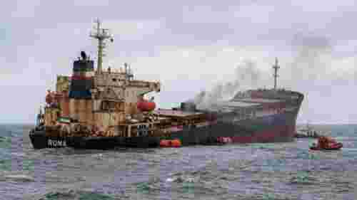 У Каспійському морі зазнав аварії іранський корабель, який міг перевозити зброю для Росії