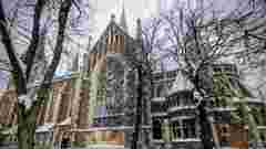 Внаслідок вибуху дрона у Львові пошкоджені вітражі церкви Ольги і Єлизавети