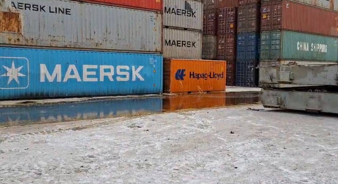 Фото Олексія Кулеби, атака причалу Чорноморського порту