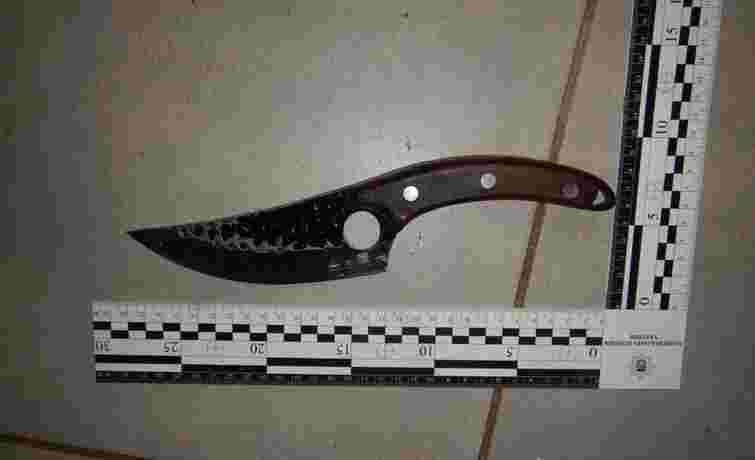 У Дрогобичі 45-річний нападник вдарив ножем в обличчя поліцейського