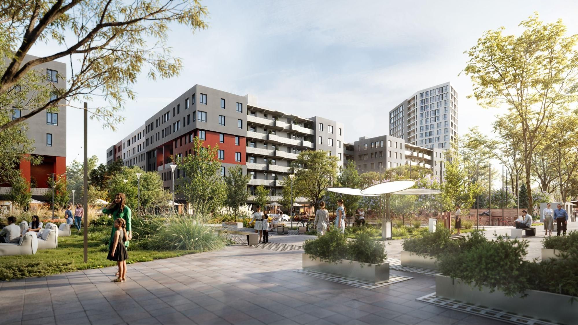 Простір ЖК Big Ben адаптований під сучасний ритм життя / Рендер РІЕЛ