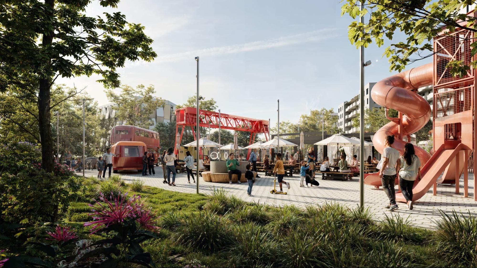 Функціональний простір на території ЖК Big Ben / Рендер РІЕЛ