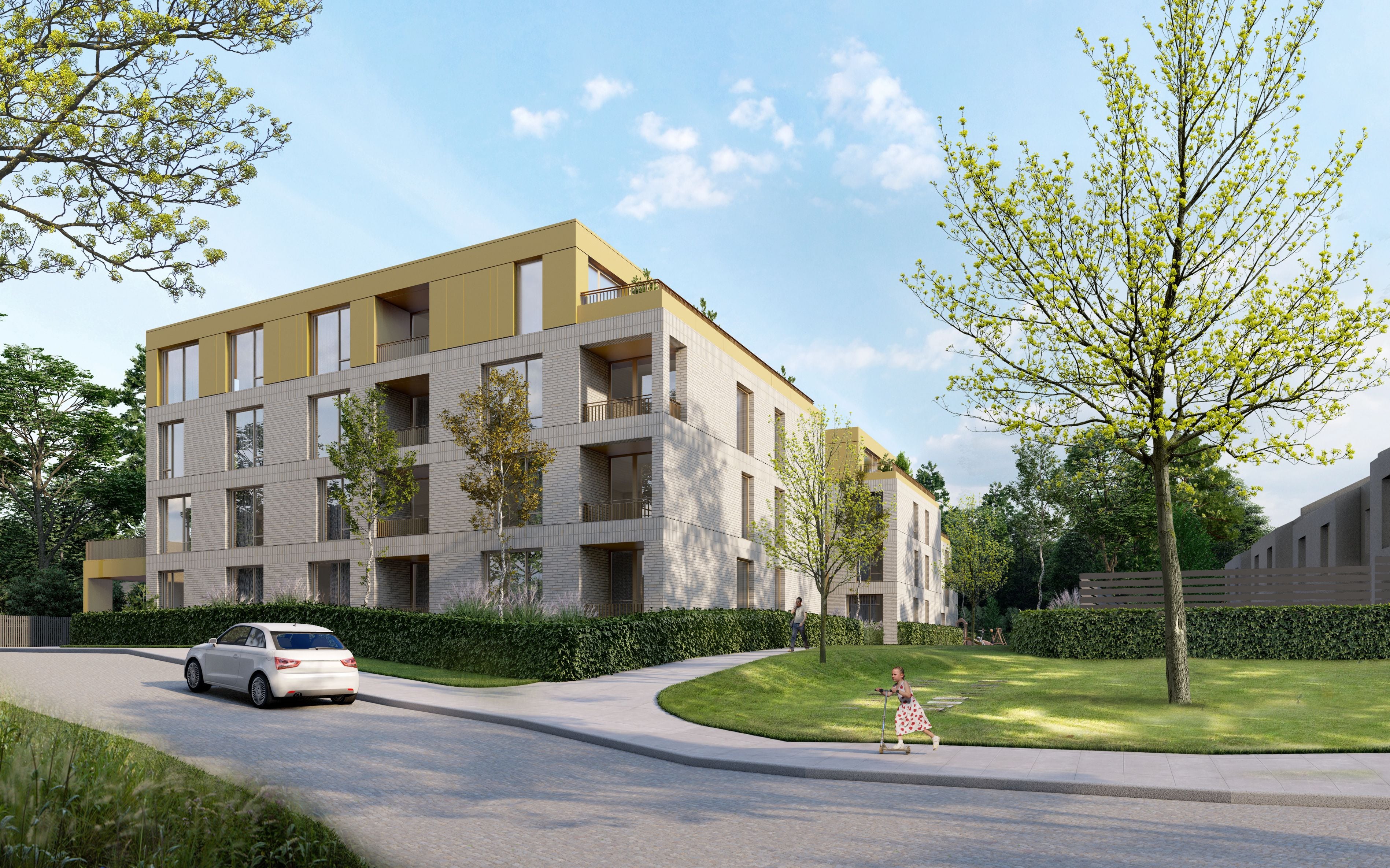 ЖК WOODSIDE розміщений біля лісу / Рендер, наданий Zaxid.net