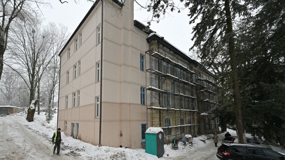 У міськраді Львова показали, як будують паліативне відділення на вул. Мушака