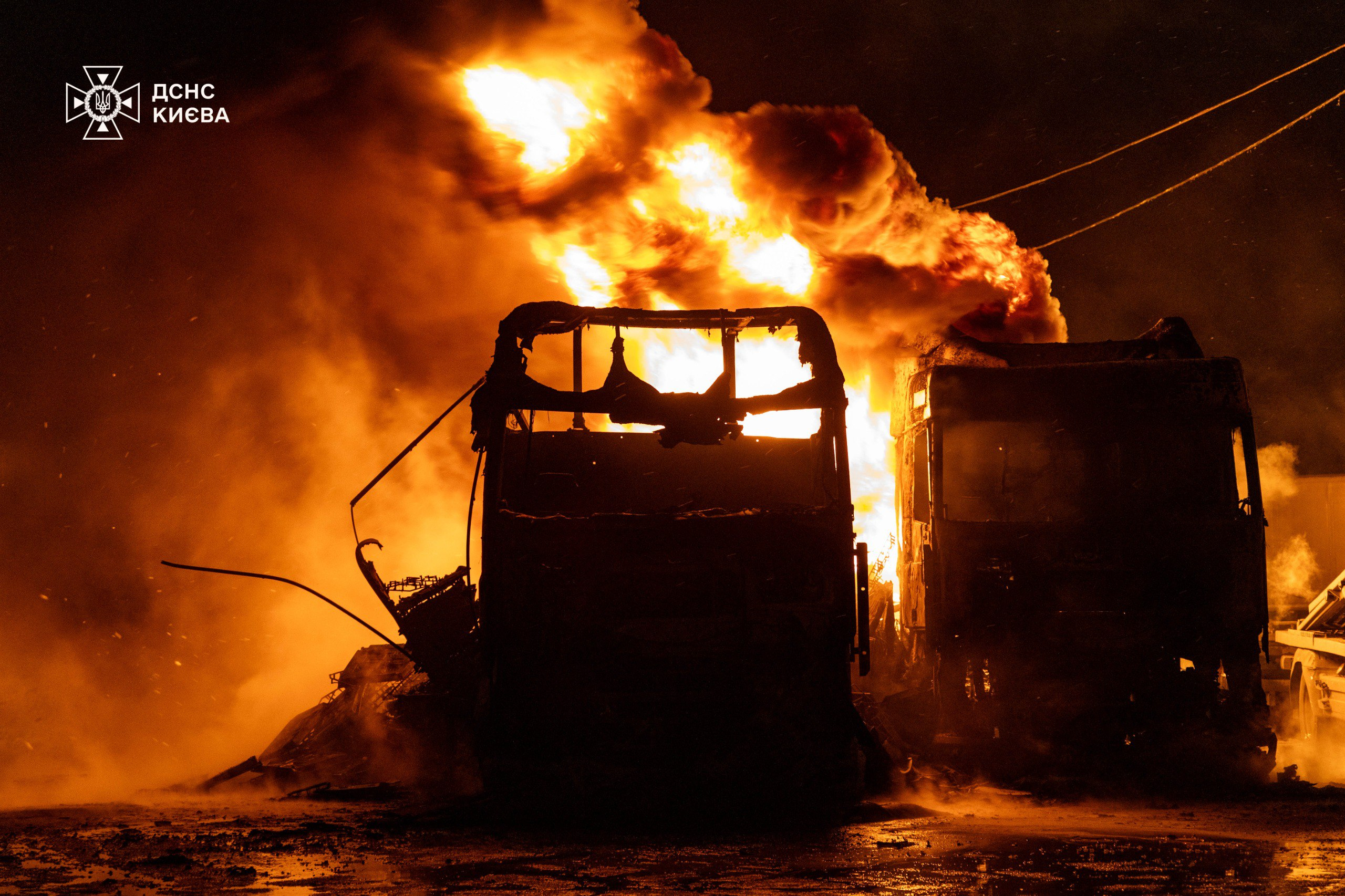 Наслідки російської атаки на Київ в ніч на 24 січня