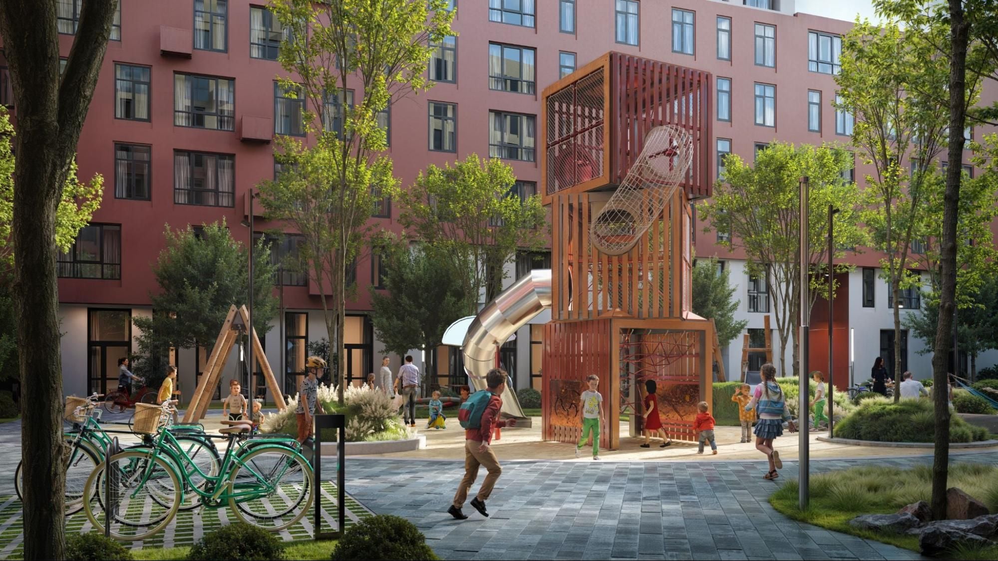 Внутрішня інфраструктура у ЖК Father / Рендер РІЕЛ