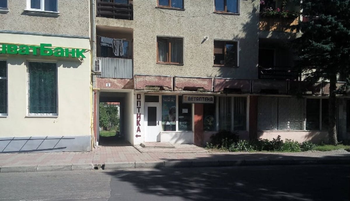 Приміщення аптеки на пл. Свободи в Жидачеві (фото Google Maps)