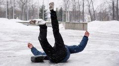 Через ожеледицю по медичну допомогу до травмпунктів Львова звернулося понад 250 людей
