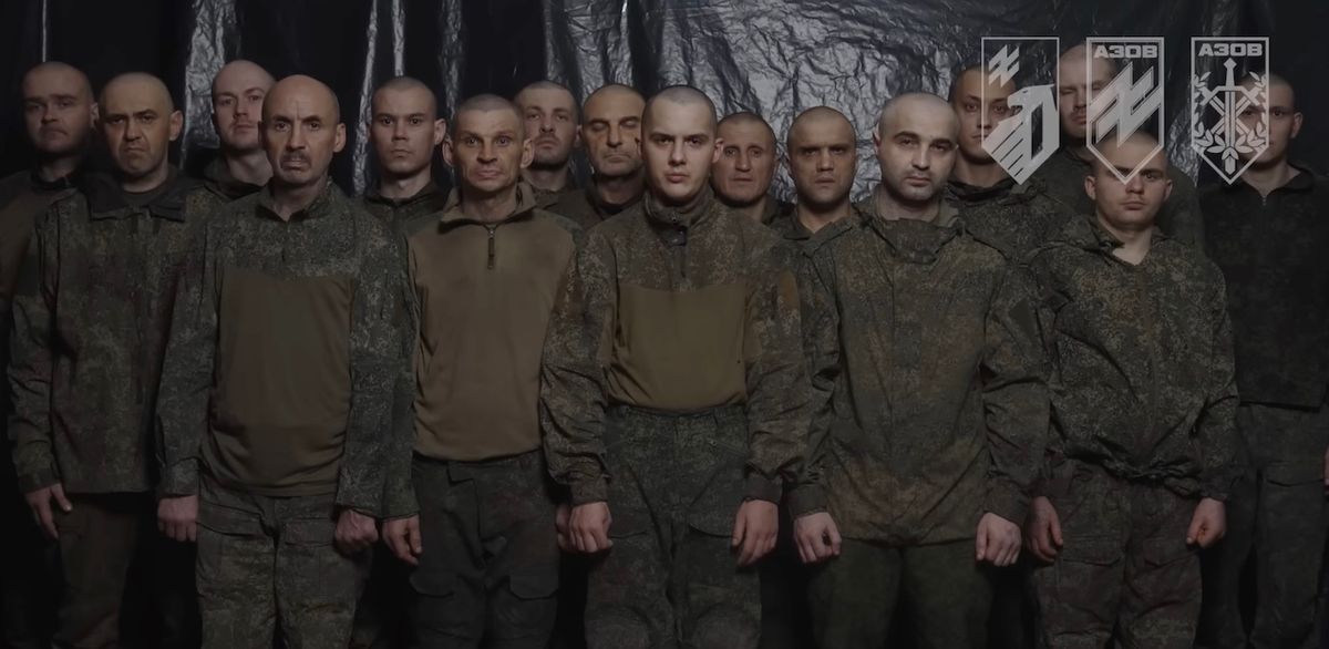 Інтернаціональний батальйон «Азову» на Добропільському напрямку полонив 18 росіян
