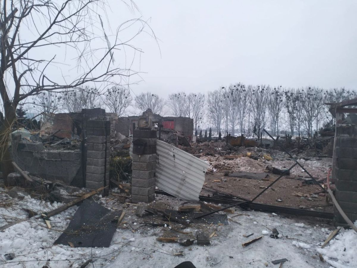 На Львівщині внаслідок ворожої атаки повністю зруйнований житловий будинок