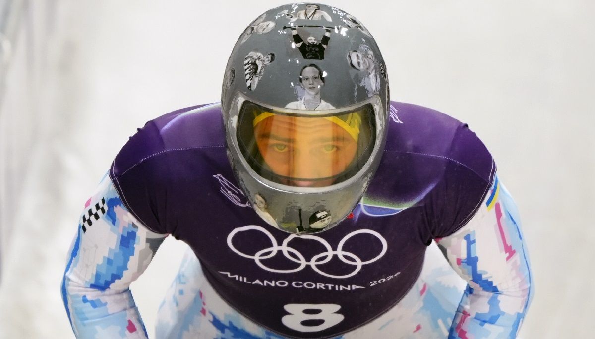 Гераскевич з'явився на Олімпіаді-2026 у шоломі з портретами загиблих українських атлетів