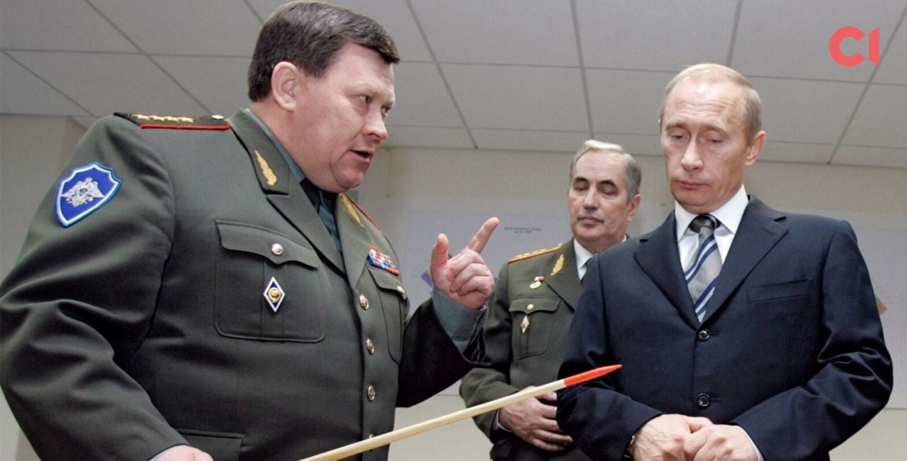 На фото зліва – Ніколай Аброськін, справа – Владімір Путін