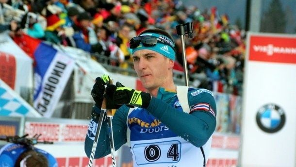 Дмитро Підручний під час виступу на Олімпіаді в Сочі