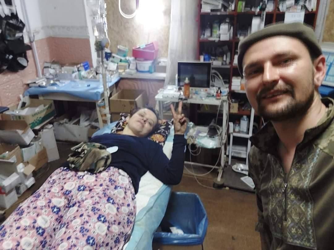 Військовослужбовиця після поранення. Фото надала Єлизавета