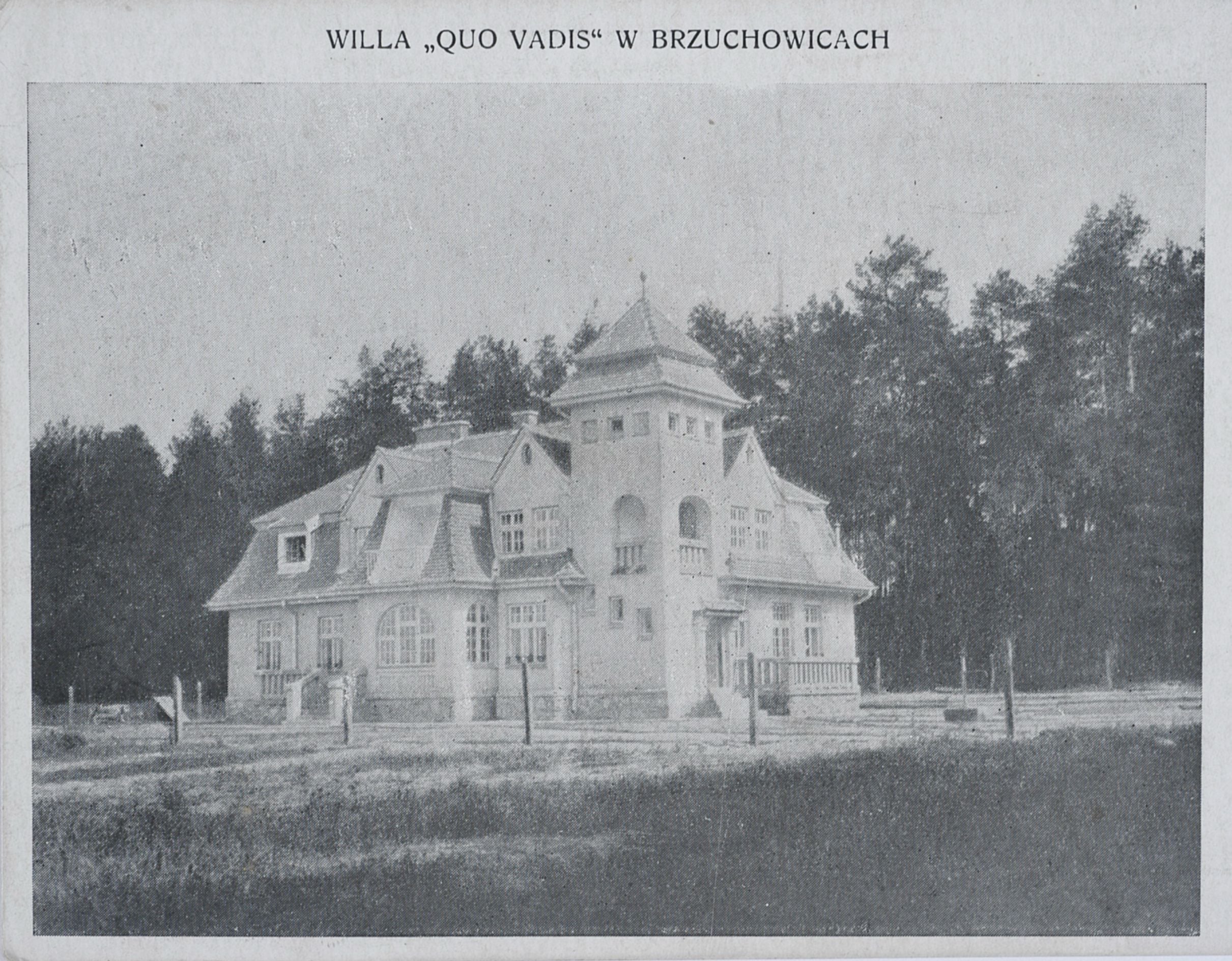 Історичне фото вілли 1912-1918 рр (фото з Polona)