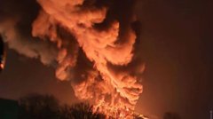 Дрони атакували Псковську область Росії, виникла пожежа на нафтобазі