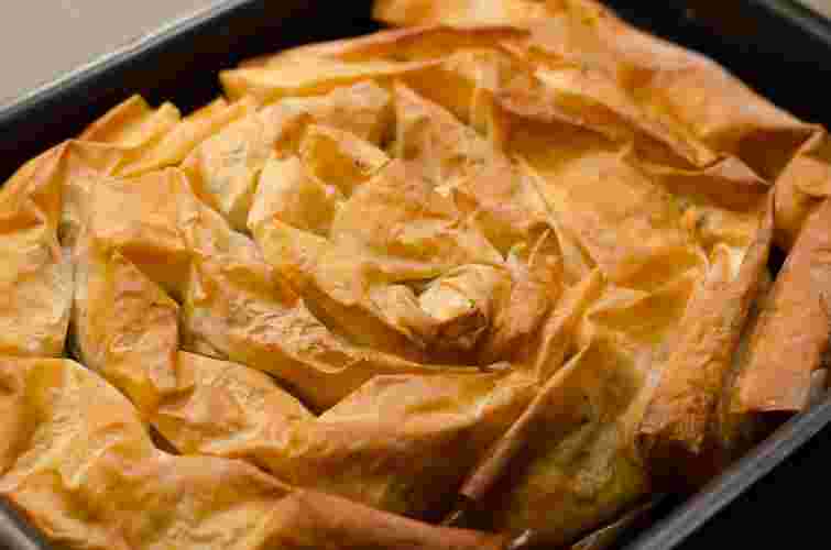 Сирний пиріг з тістом філо. Рецепт дня