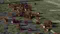 Біля львівського музею «Територія терору» вандал пошкодив виставку про загиблих військових