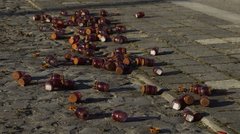 Біля львівського музею «Територія терору» вандал пошкодив виставку про загиблих військових