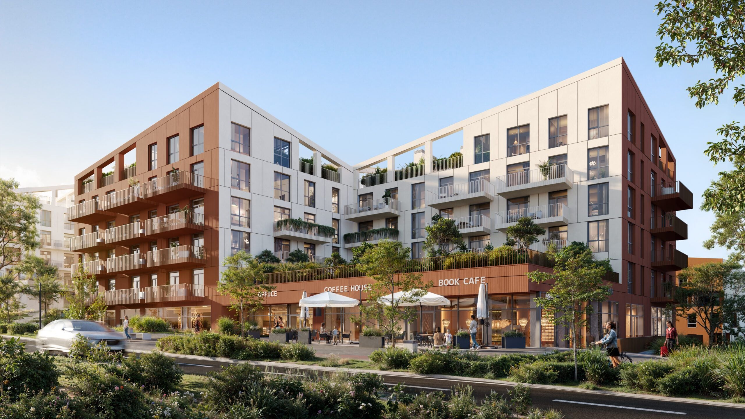 На території ЖК Soul Park буде розширена інфраструктура з усім необхідним / Фото LEV Development