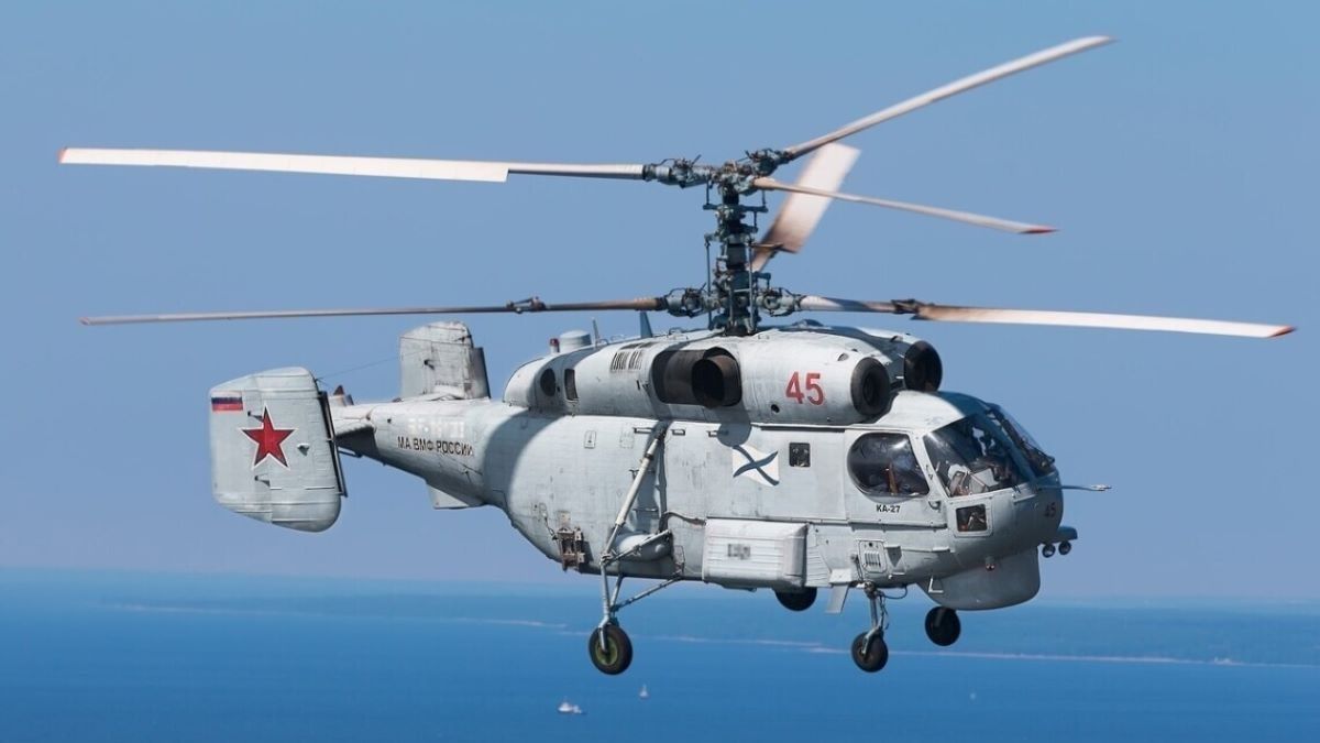 Українські військові збили російський вертоліт Ка-27