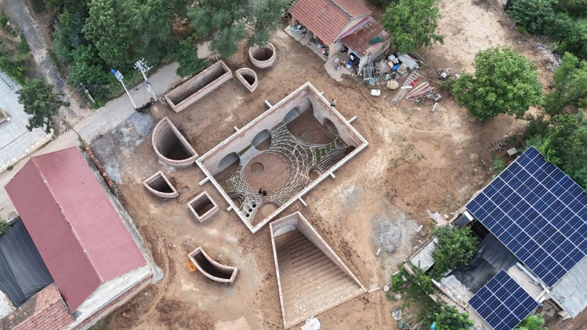 У Китаї відремонтували підземний будинок за допомогою 3D-друку 