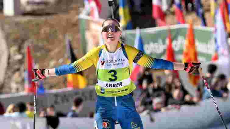 Меркушина здобула історичне золото для України на чемпіонаті світу з біатлону серед юніорок