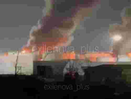 У Краснодарському краї після атаки БпЛА загорілась нафтобаза