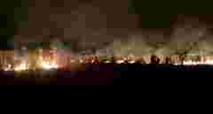 Через спалювання сухостою горів сільський цвинтар на Львівщині