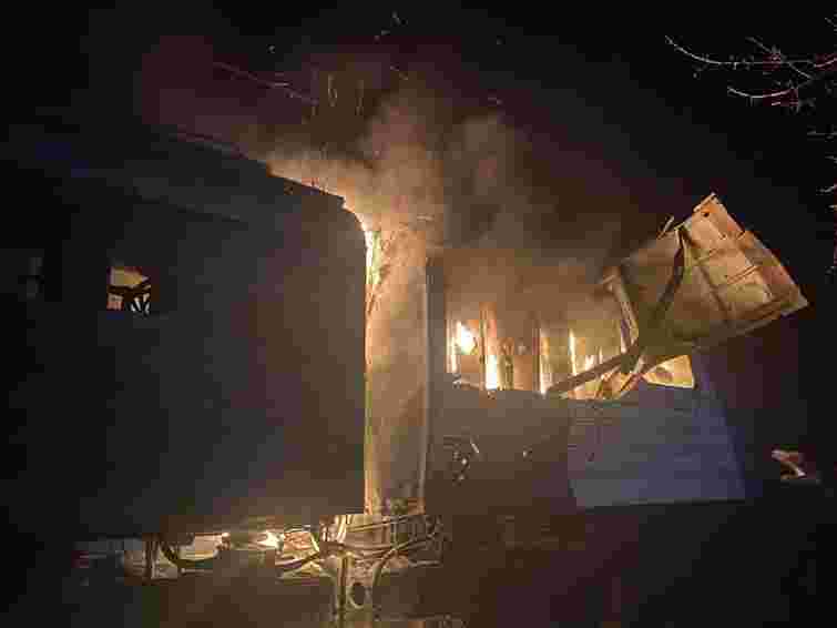 На Харківщині російський дрон влучив у приміський поїзд