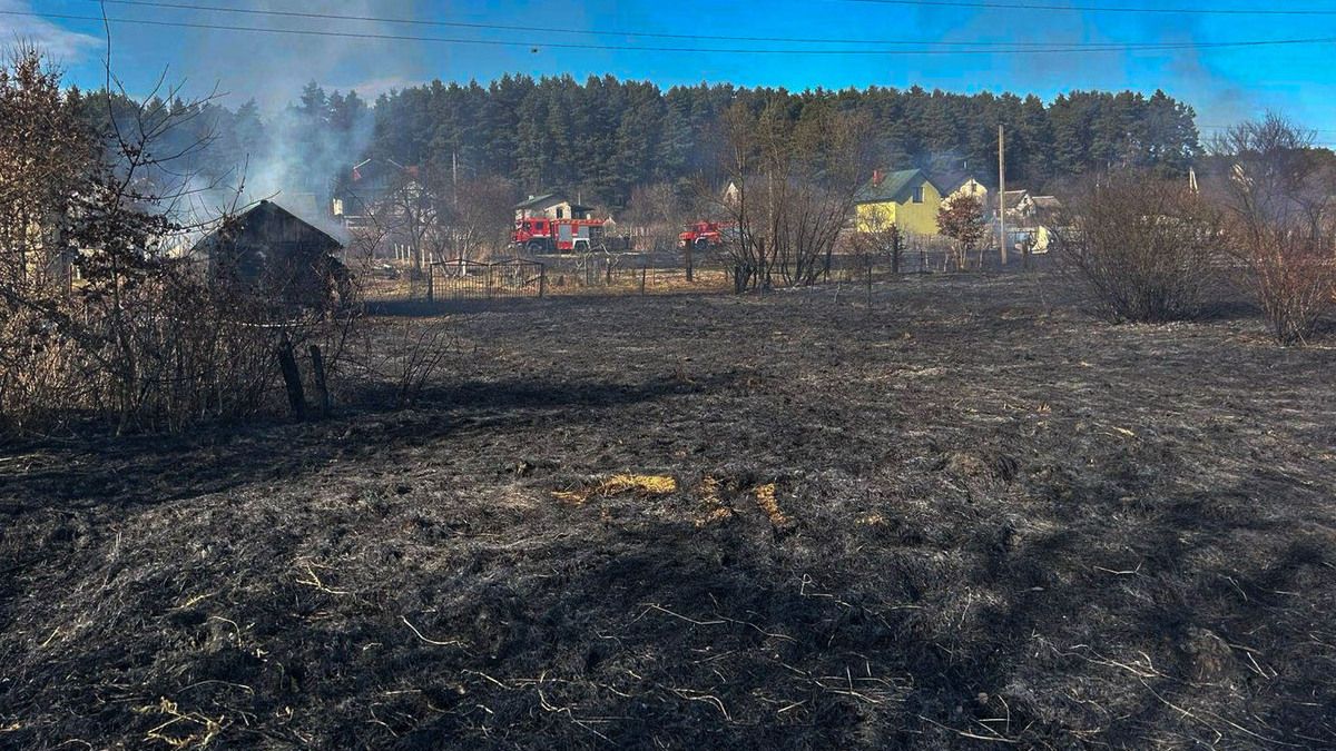 На Львівщині від спалювання сухостою ледь не загорілись житлові будинки