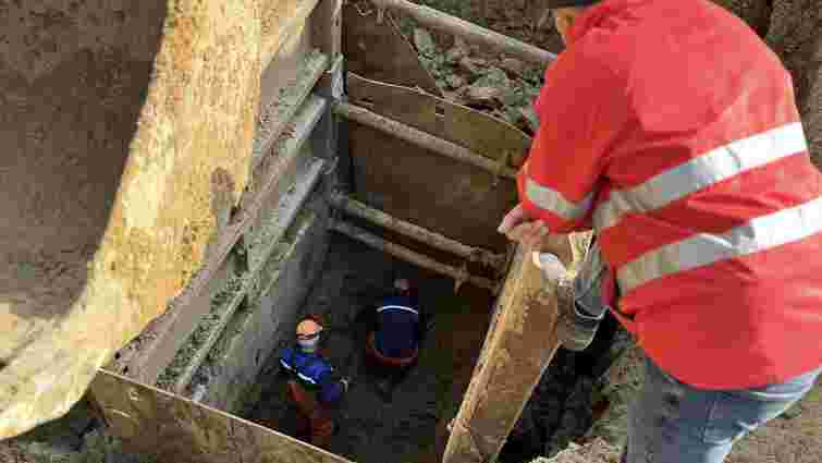 У Львові замінюють частину колектора австрійських часів біля студмістечка УКУ