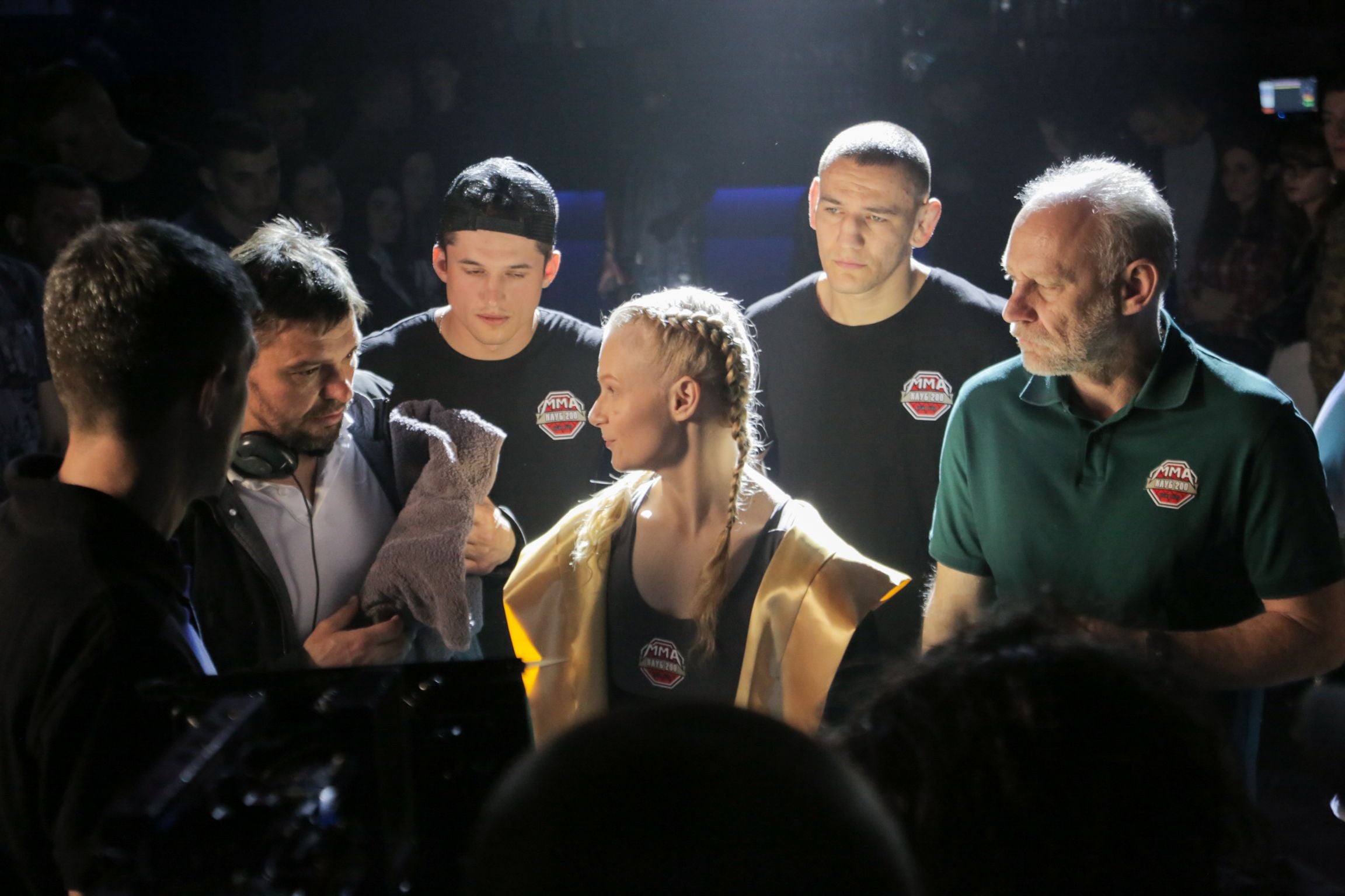 «Із зав'язаними очима» Тараса Дроня (на зйомках фільму)