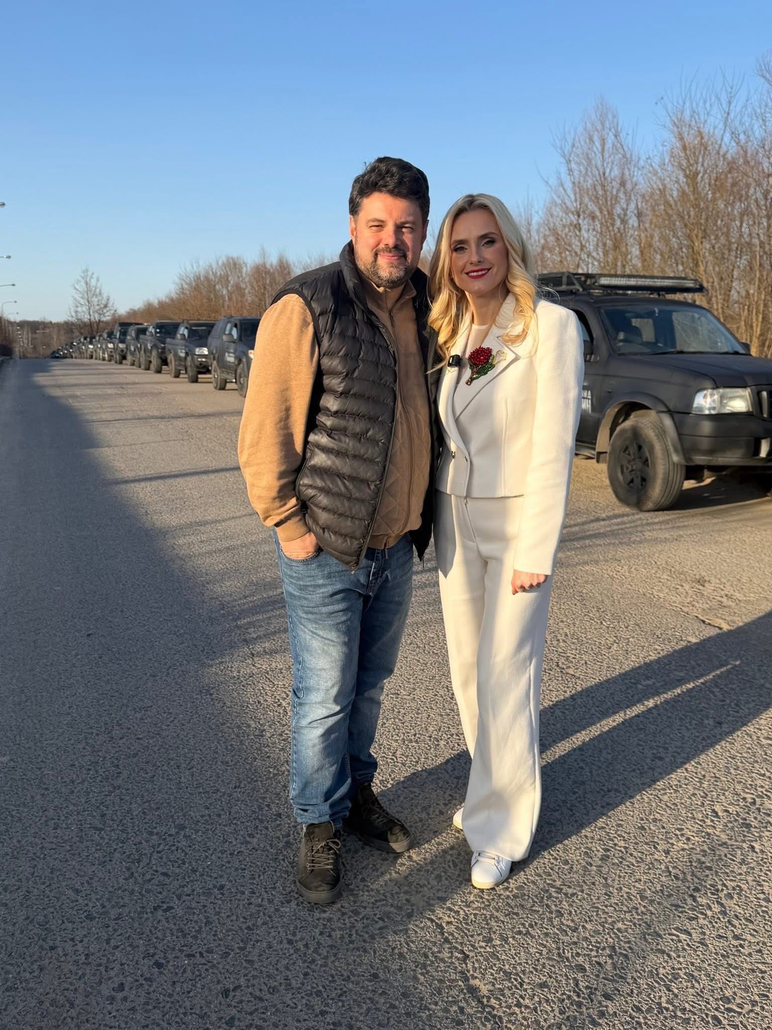 Ірина Федишин разом із чоловіком та продюсером Віталієм Човником