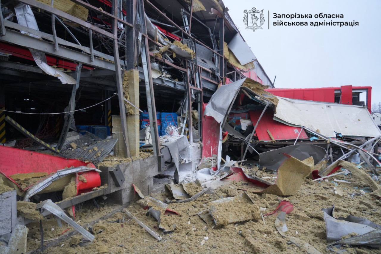 Фото Запорізької ОВА, наслідки атаки 17 березня