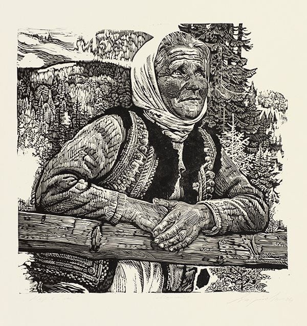 Марія Іллюк із серії «Люди села Дземброня»