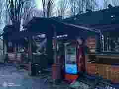 У Боздоському парку Ужгорода згорів відомий ресторан