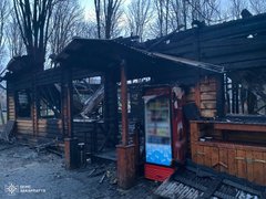 У Боздоському парку Ужгорода згорів відомий ресторан