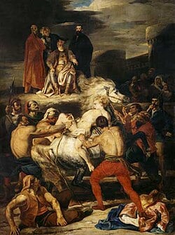 Луї Буланже «Страждання Мазепи», 1827