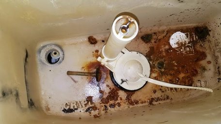 Як видалити іржу зі зливного бачка унітаза: прості способи