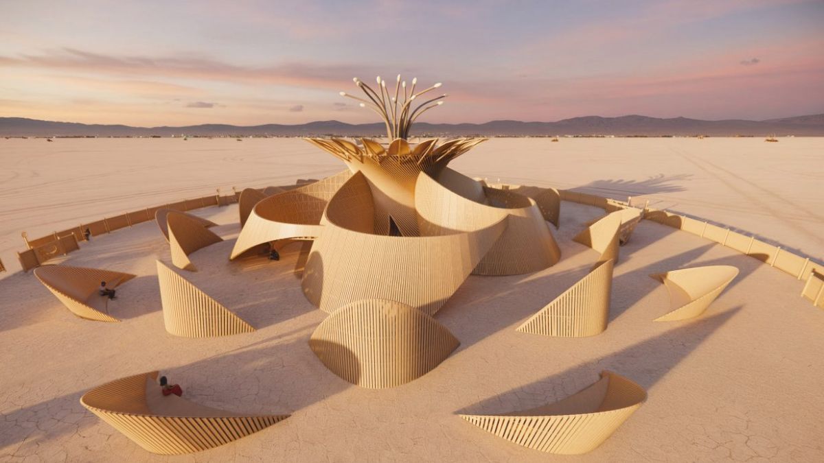 Як виглядає храм 2026 для фестивалю Burning Man: проєкт Джеймса Гверцмана