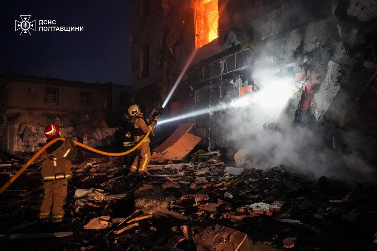 Атака на Полтаву 24 березня