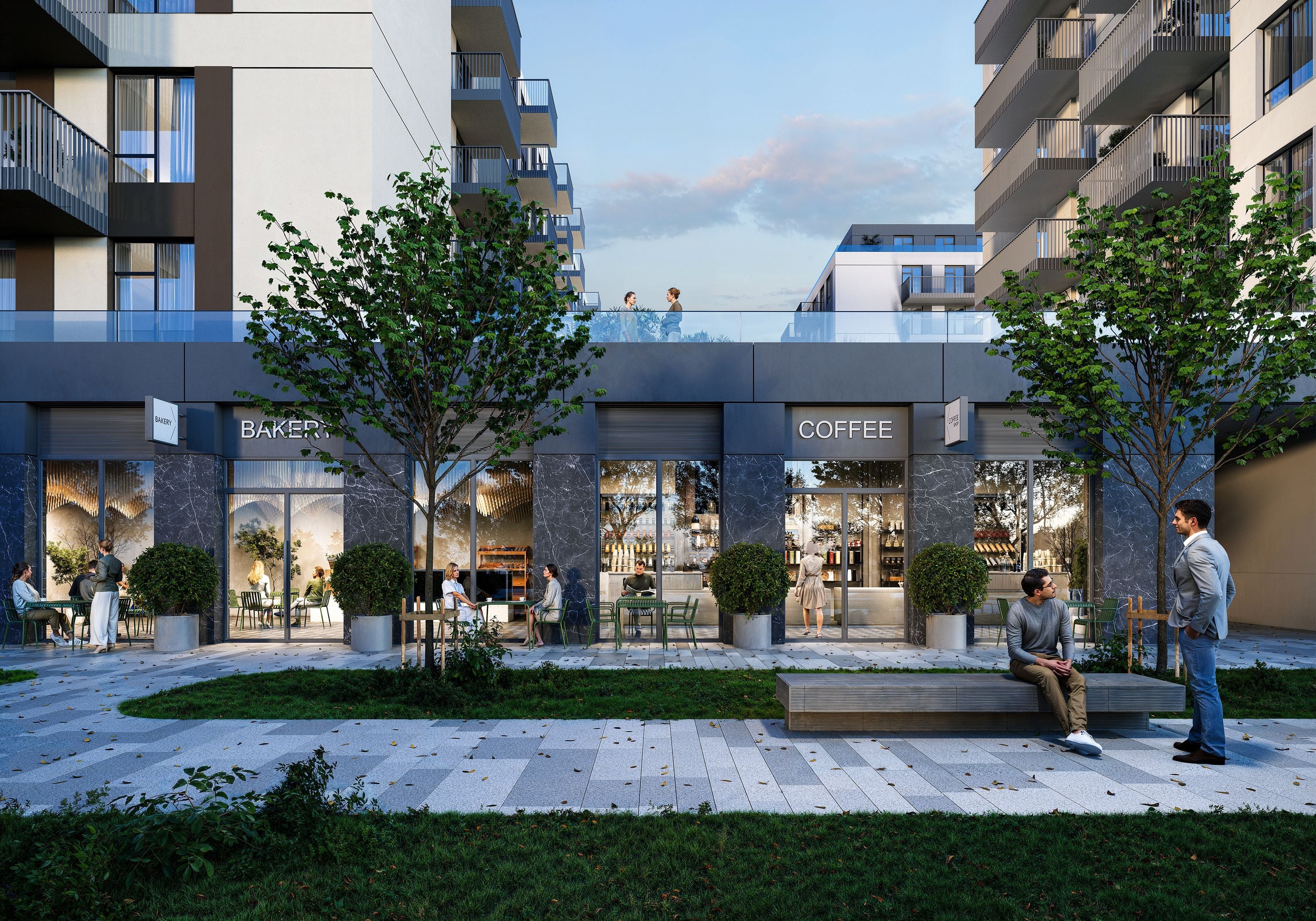 На території ЖК Wings буде вся необхідна інфраструктура / «Інтергал-Буд»