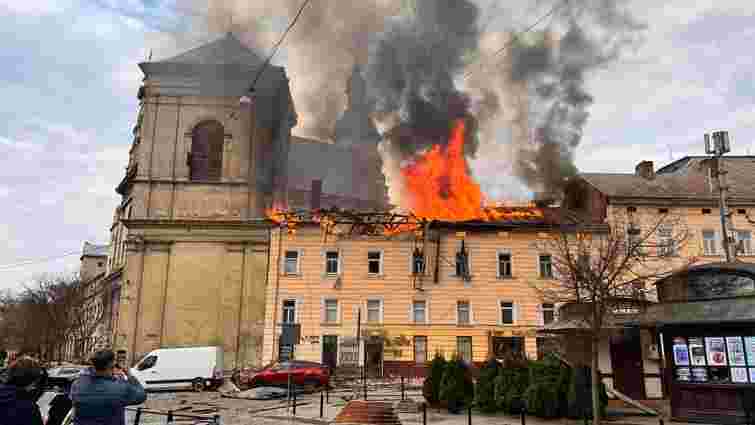 Росія атакувала центр Львова ударними дронами