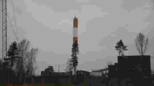 В Естонії український дрон врізався в трубу електростанції